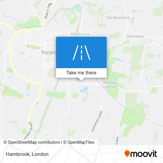 Hambrook map