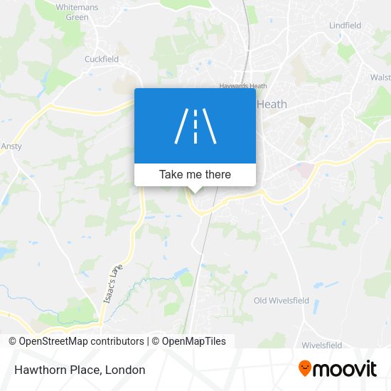 Hawthorn Place map