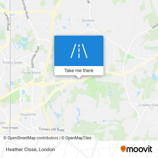 Heather Close map