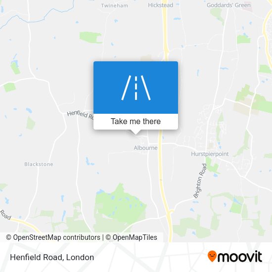 Henfield Road map