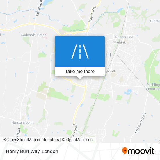 Henry Burt Way map