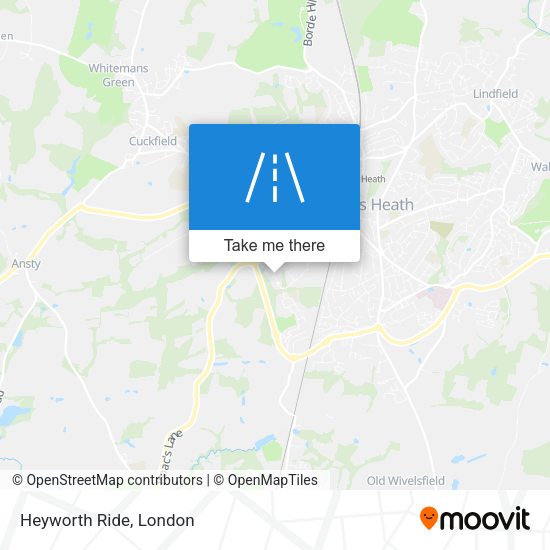 Heyworth Ride map