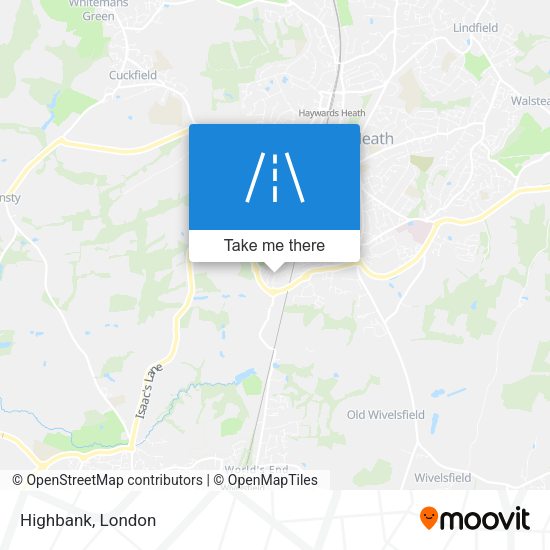 Highbank map
