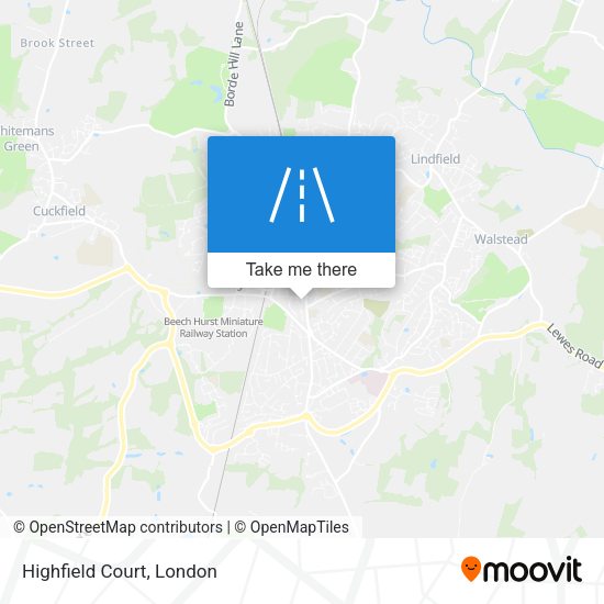 Highfield Court map