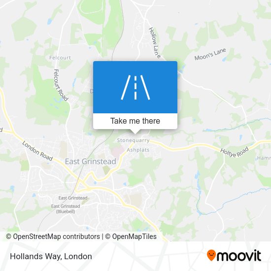 Hollands Way map