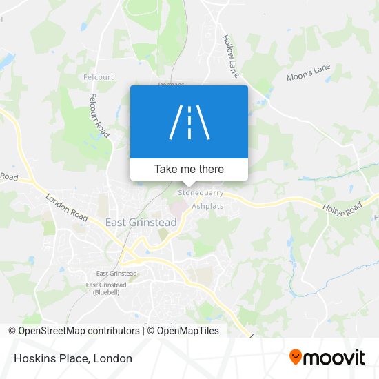 Hoskins Place map