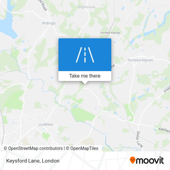 Keysford Lane map
