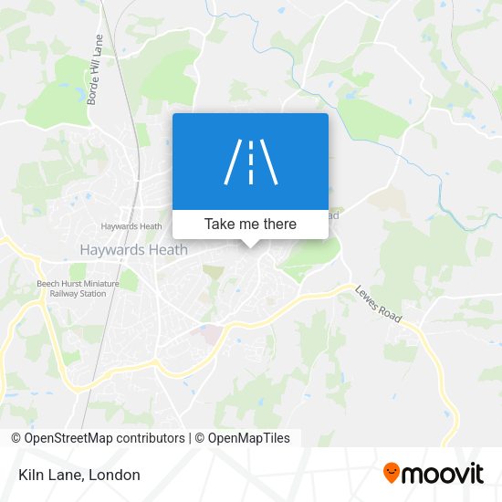 Kiln Lane map