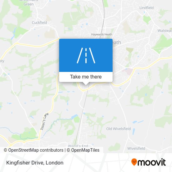 Kingfisher Drive map