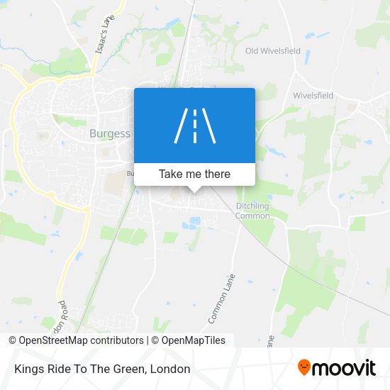 Kings Ride To The Green map