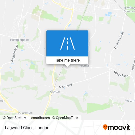 Lagwood Close map