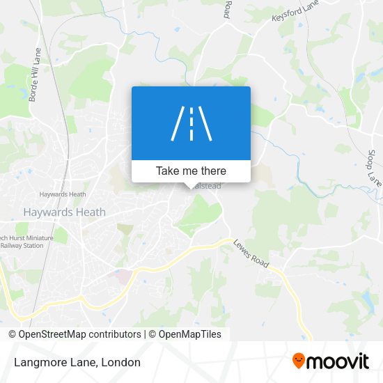 Langmore Lane map