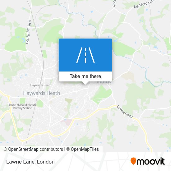 Lawrie Lane map