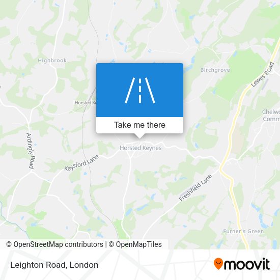 Leighton Road map