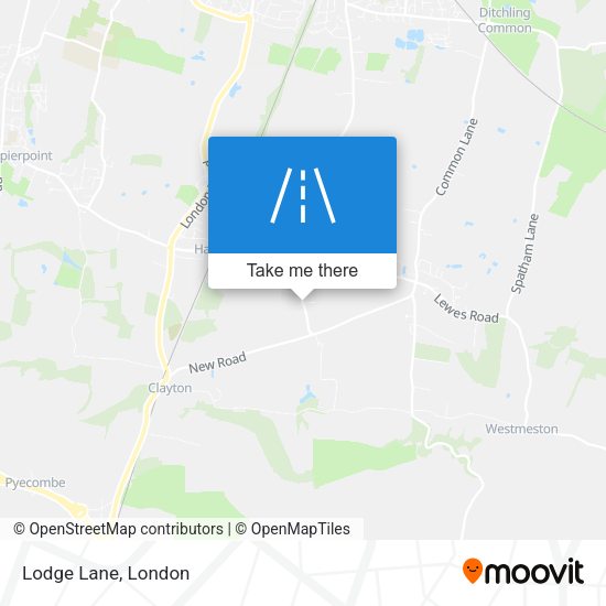 Lodge Lane map