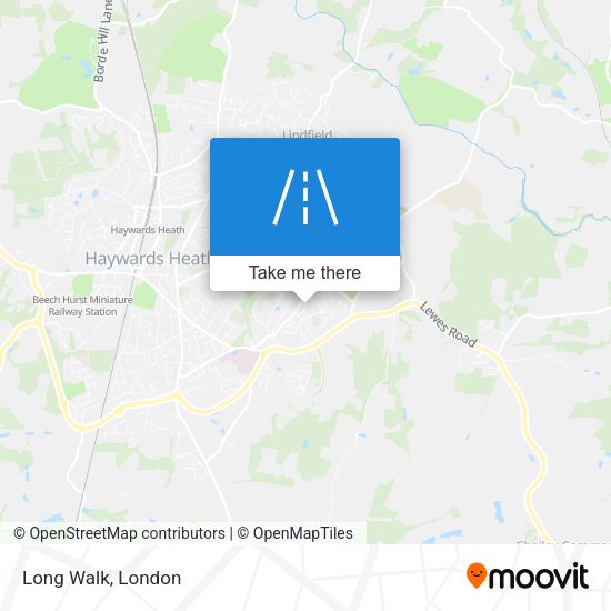 Long Walk map
