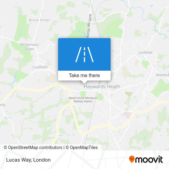 Lucas Way map