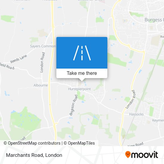 Marchants Road map