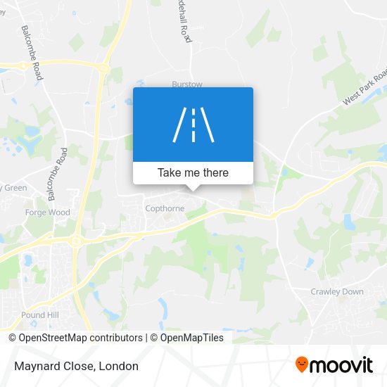 Maynard Close map