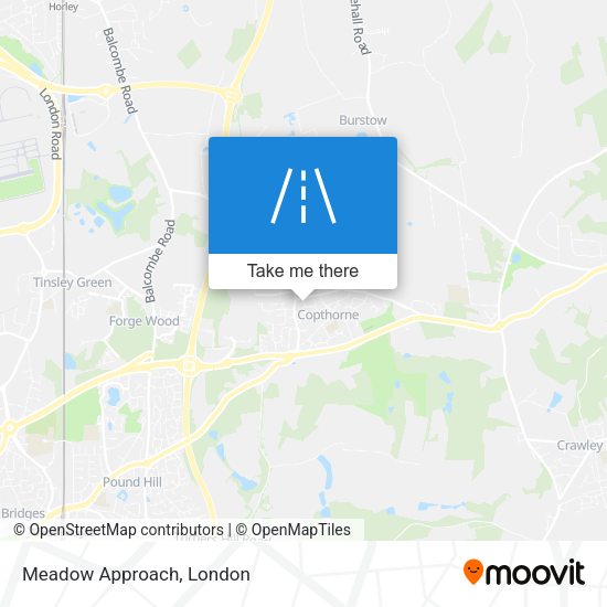 Meadow Approach map
