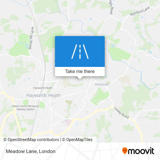 Meadow Lane map