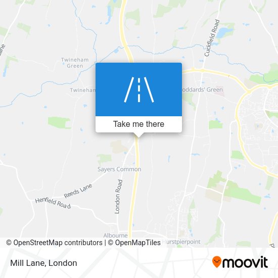 Mill Lane map