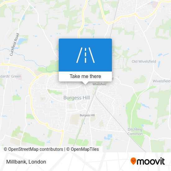 Millbank map