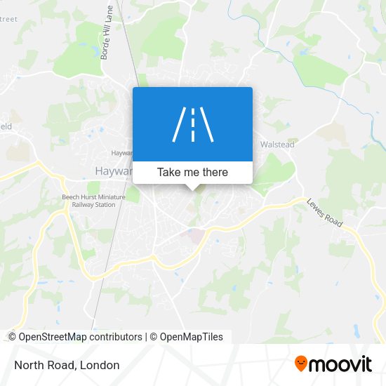 North Road map