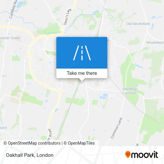 Oakhall Park map