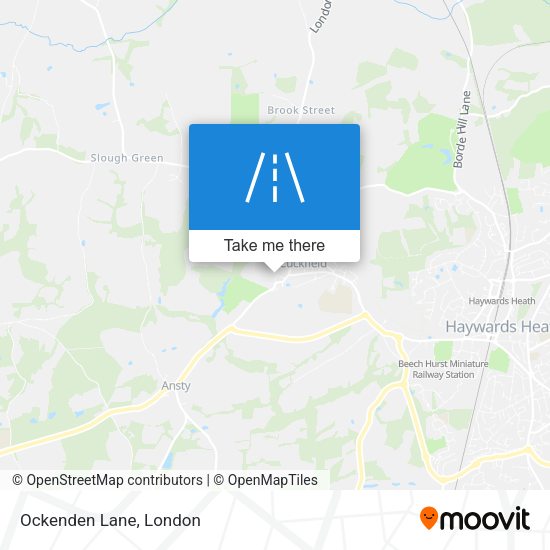 Ockenden Lane map