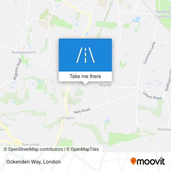 Ockenden Way map