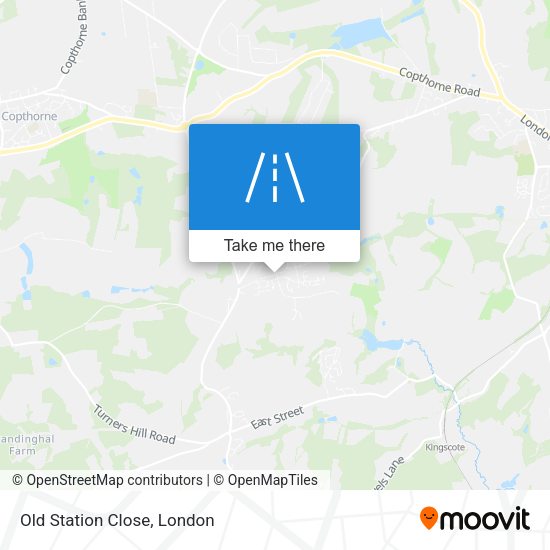 Old Station Close map