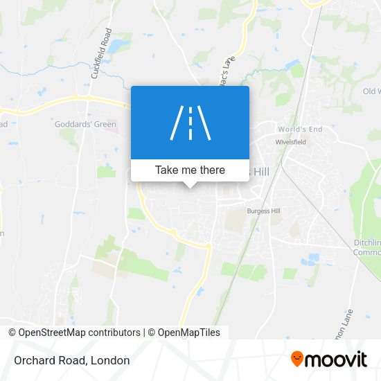 Orchard Road map