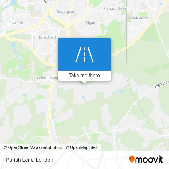 Parish Lane map