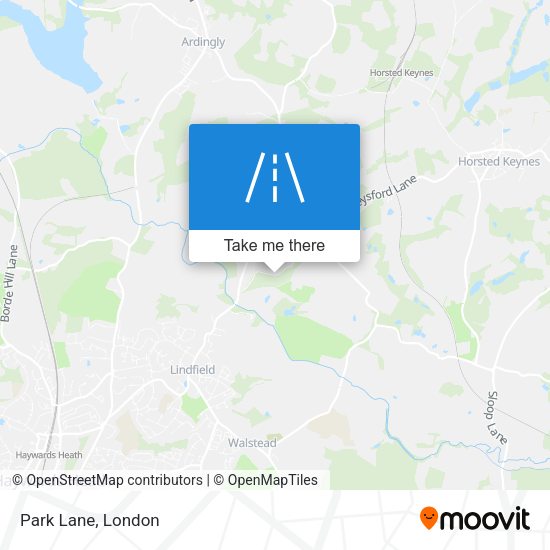 Park Lane map