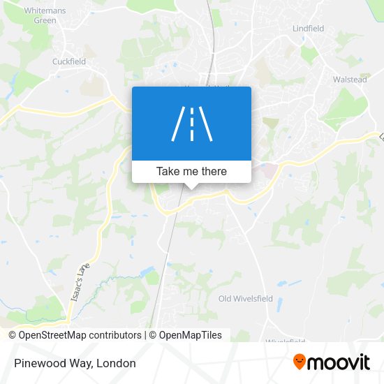 Pinewood Way map