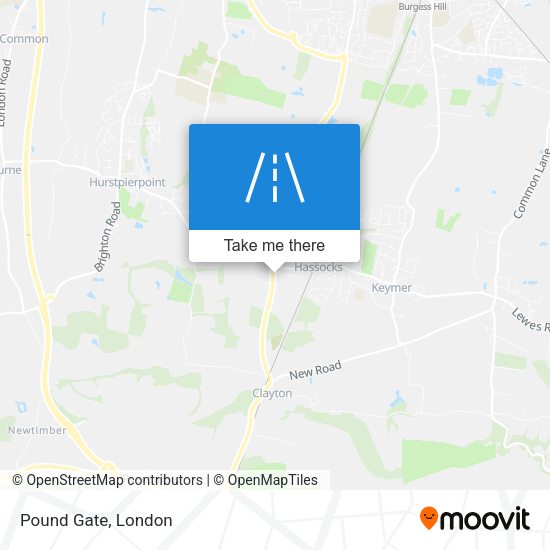 Pound Gate map