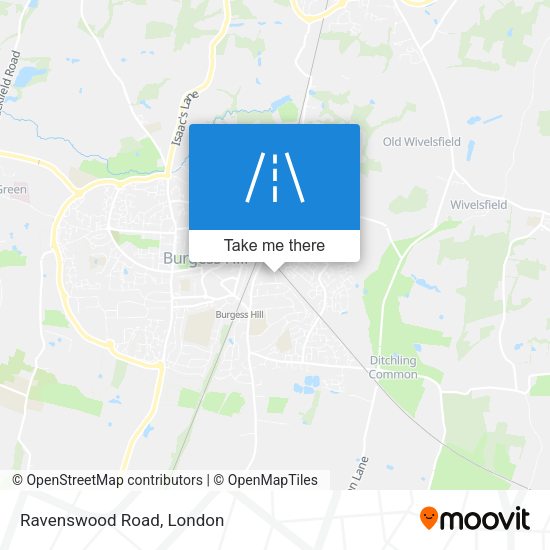 Ravenswood Road map