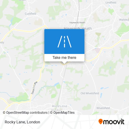 Rocky Lane map