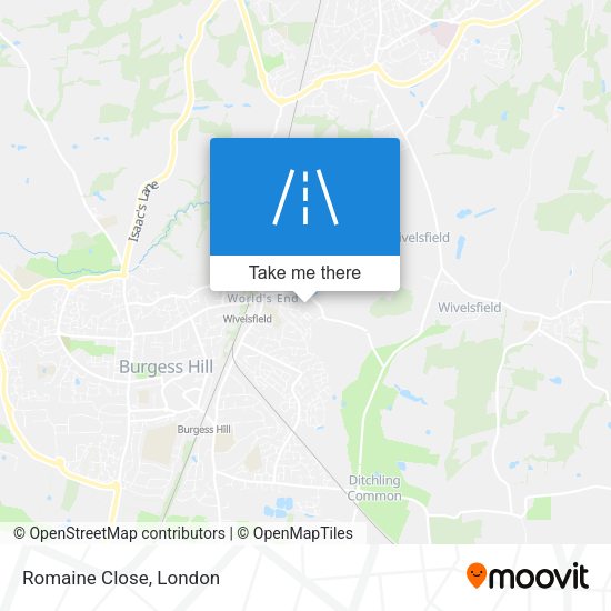 Romaine Close map