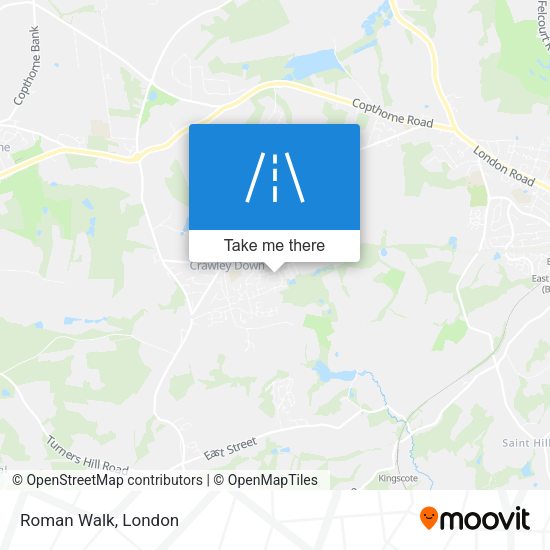 Roman Walk map