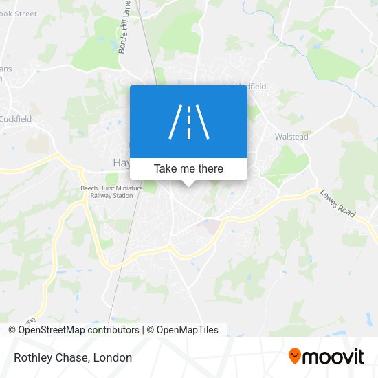 Rothley Chase map