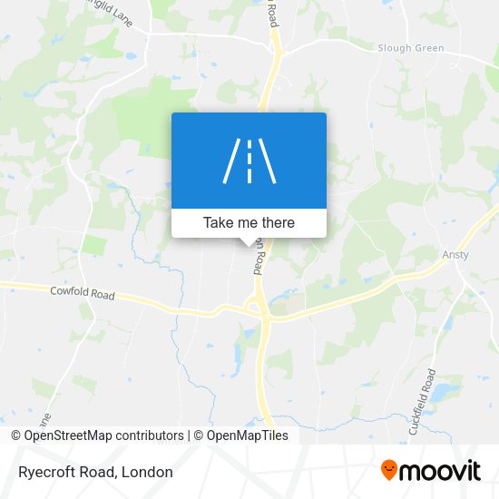 Ryecroft Road map