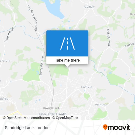 Sandridge Lane map
