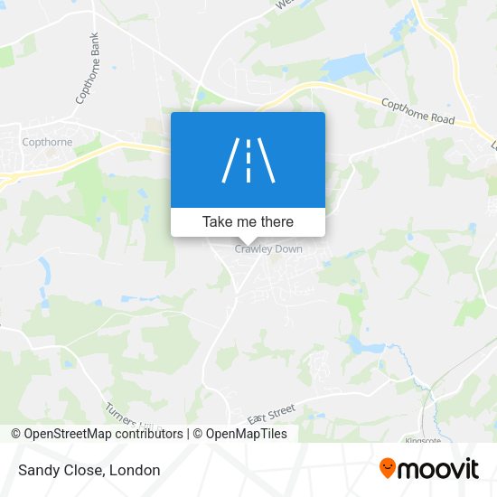 Sandy Close map