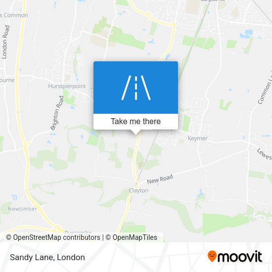 Sandy Lane map