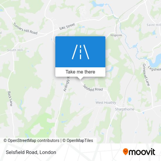 Selsfield Road map