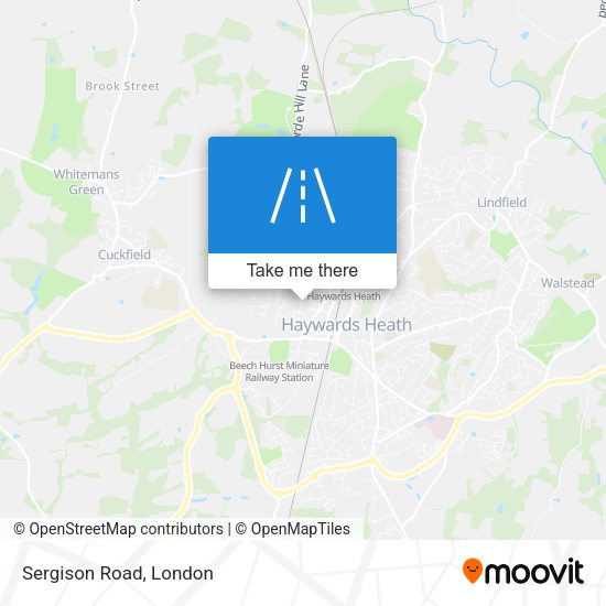 Sergison Road map