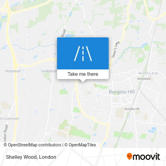 Shelley Wood map