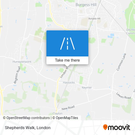 Shepherds Walk map